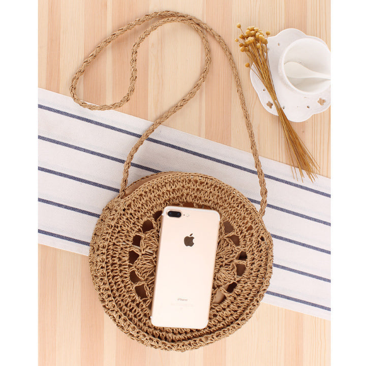 Round Macrame Shoulder Bag Kalsten