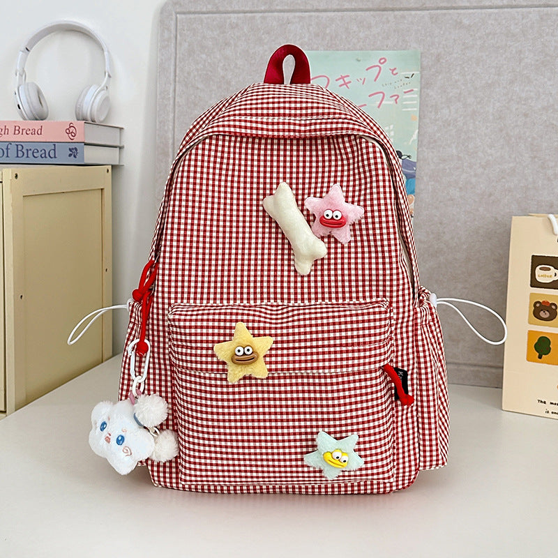 Cute Character-Embellished Backpack Kalsten