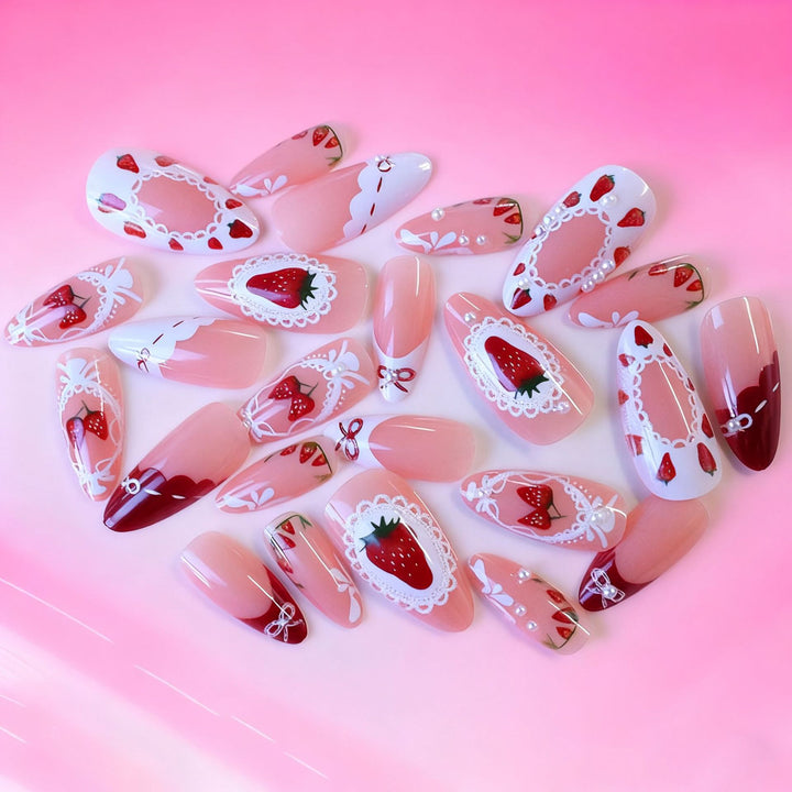 Creative Strawberry Nail Art Enhancements Kalsten
