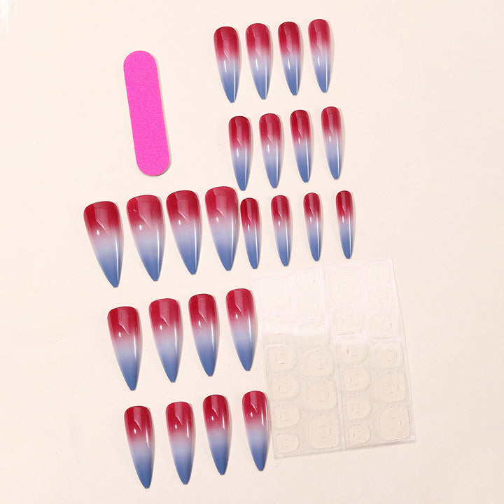 Ombré Stiletto Nail Art Extensions Kalsten