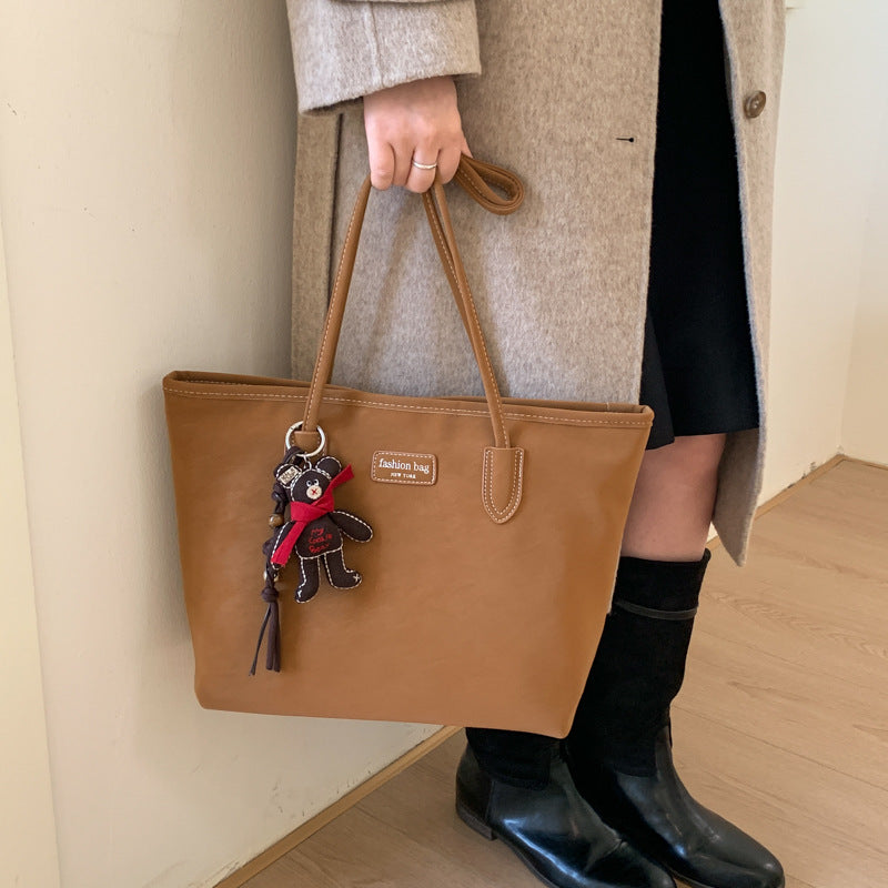 Elegant Faux Leather Tote Bag Kalsten
