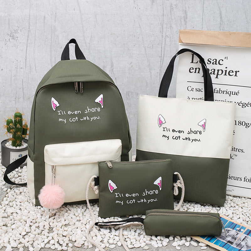 Cute Animal-Themed Backpack Set Kalsten
