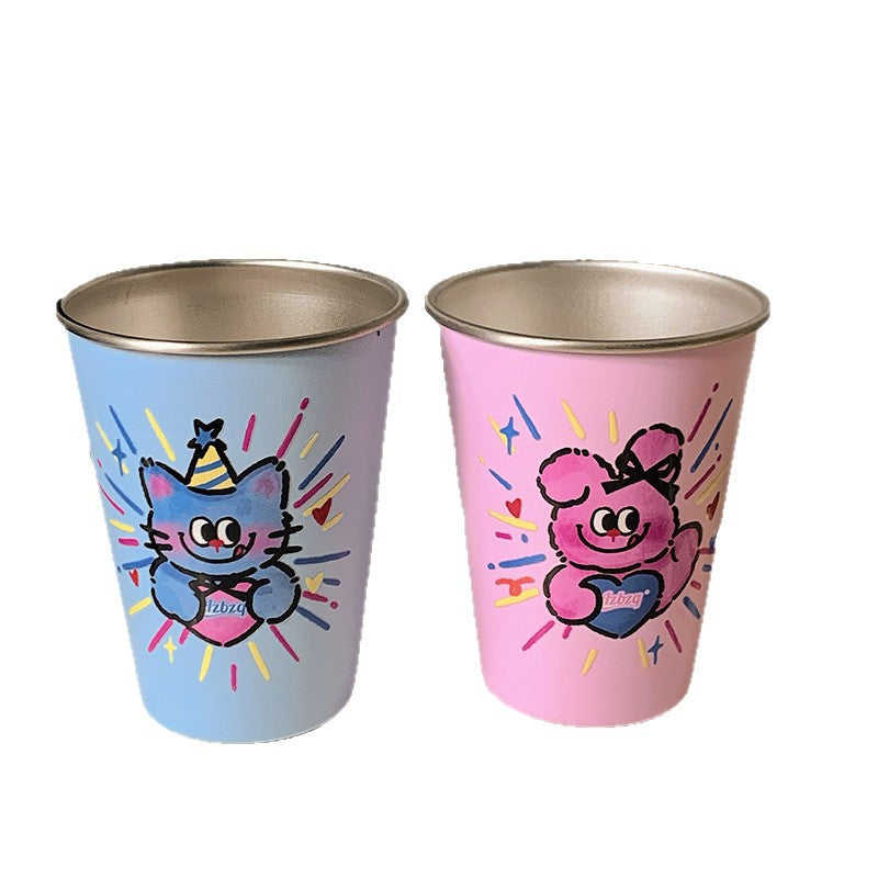 Insulated mug with cheerful bear motif Kalsten