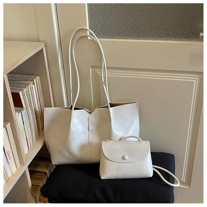Minimalist Structured Tote Bag Set