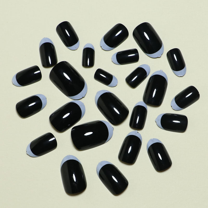 Elegant French Tip Press-On Nail Set Kalsten