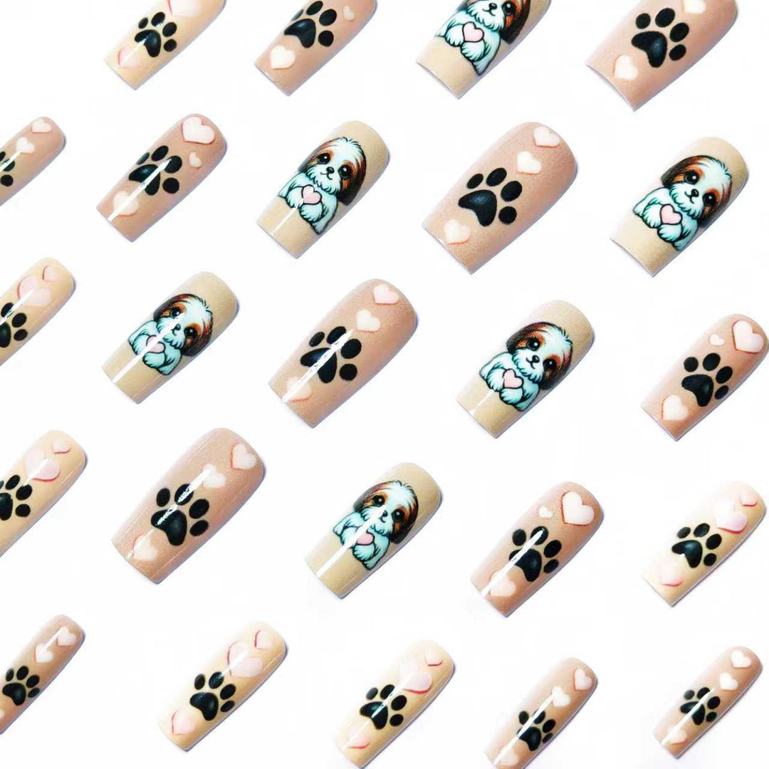 Playful Pet-Themed 3D Nail Art Kalsten