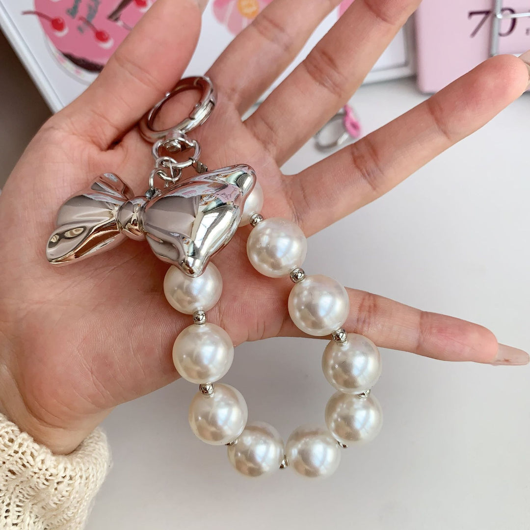 Elegant Pearl Beaded Keychain Kalsten