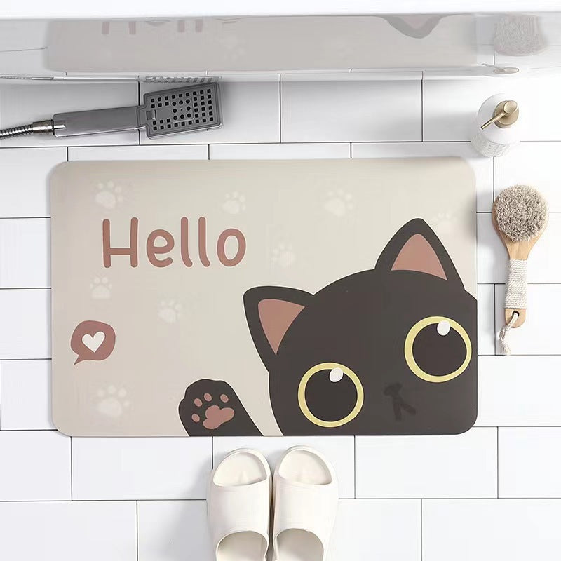 Abstract Landscape Bath Mat Kalsten