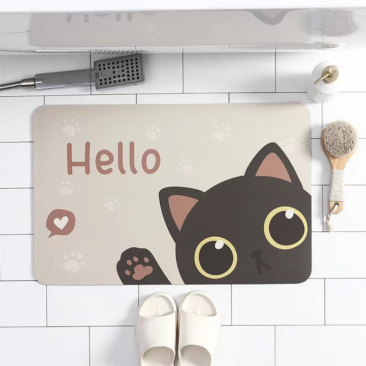 Abstract Landscape Bath Mat Kalsten
