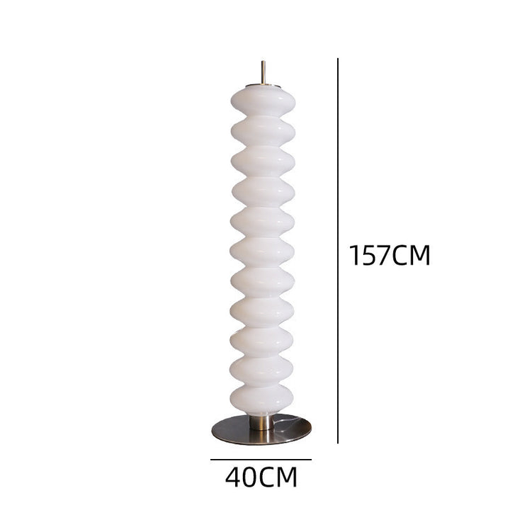 Sculptural Floor Lamp with Curved Design