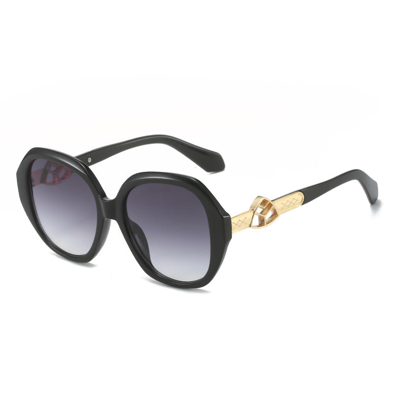 Women's Oversized Sunglasses with Golden Accents Kalsten