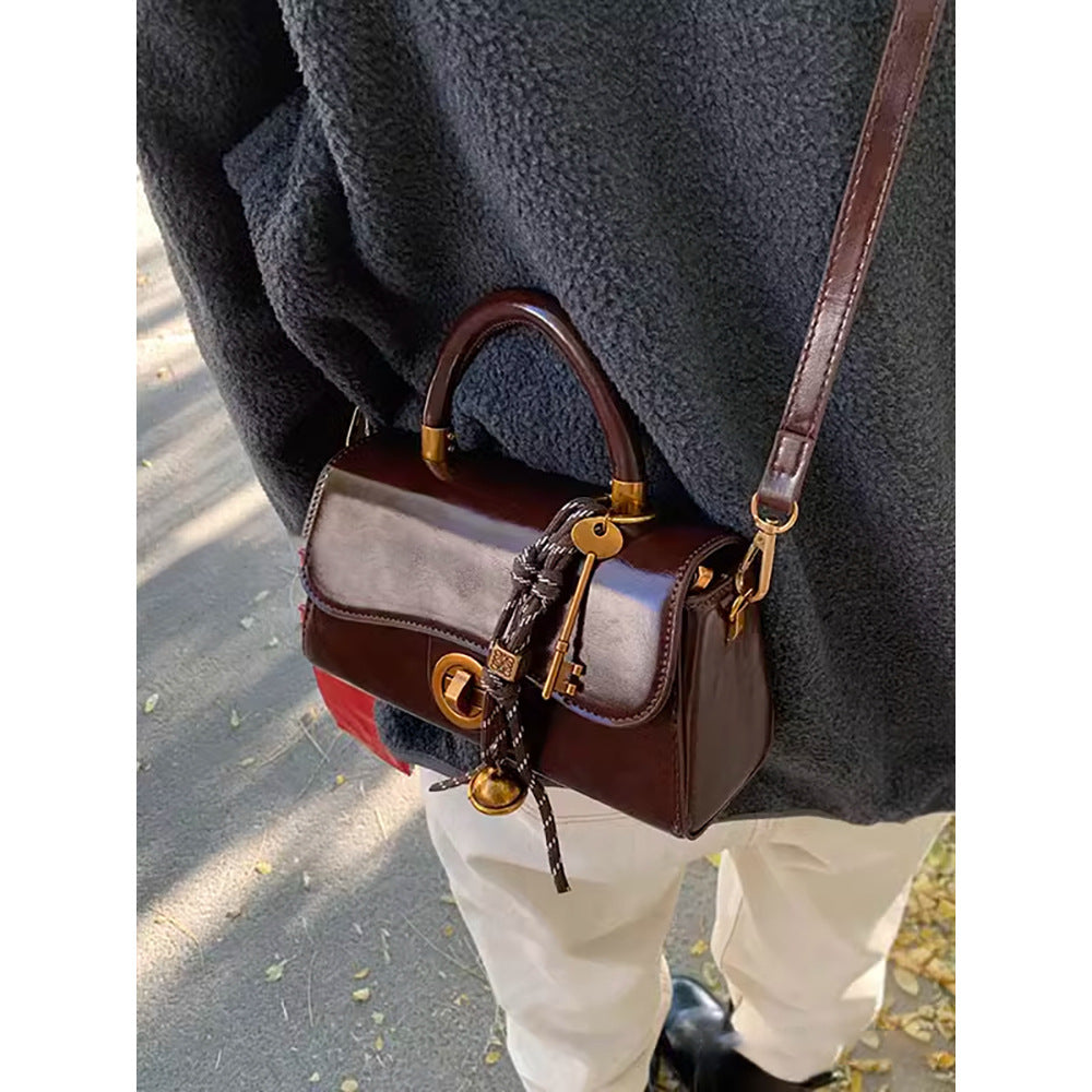 Elegant Structured Satchel Kalsten