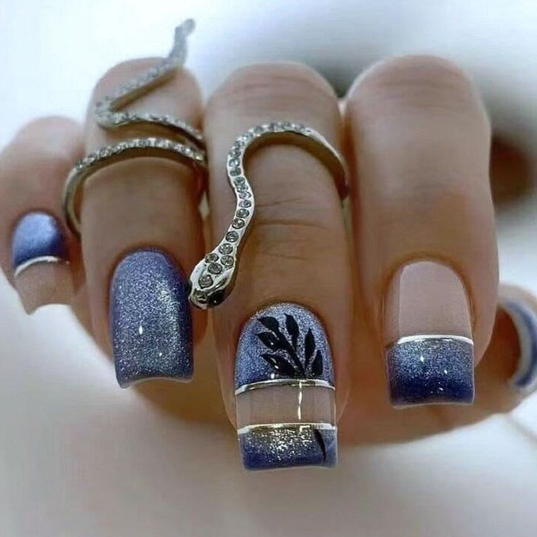 Elegant Botanical Nail Art Set Kalsten