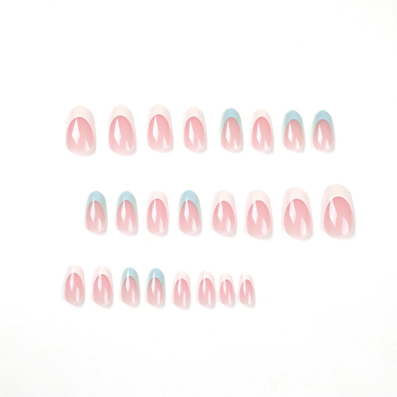 Artful nail art with French design Kalsten