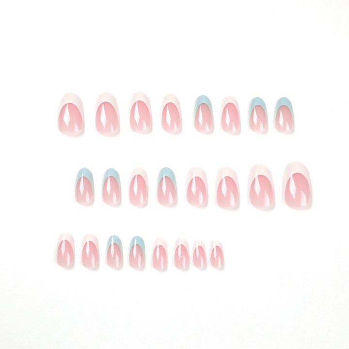 Artful nail art with French design Kalsten