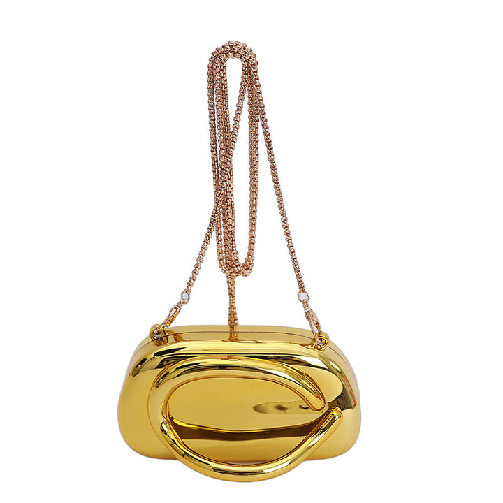 Chic Metallic Evening Clutch Kalsten