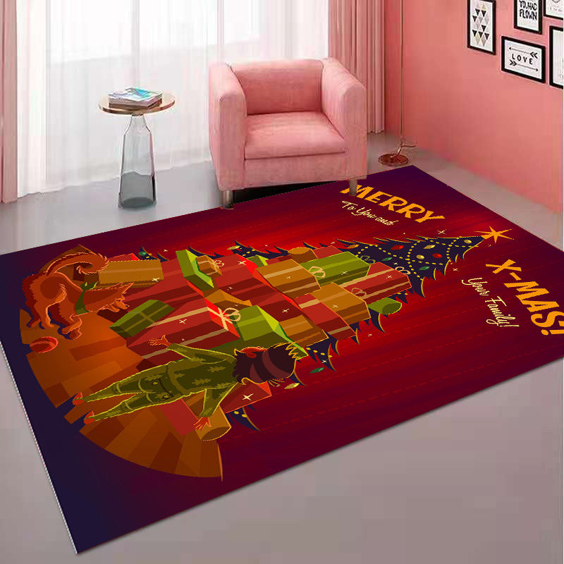Festive Decorative Christmas Area Rug Kalsten