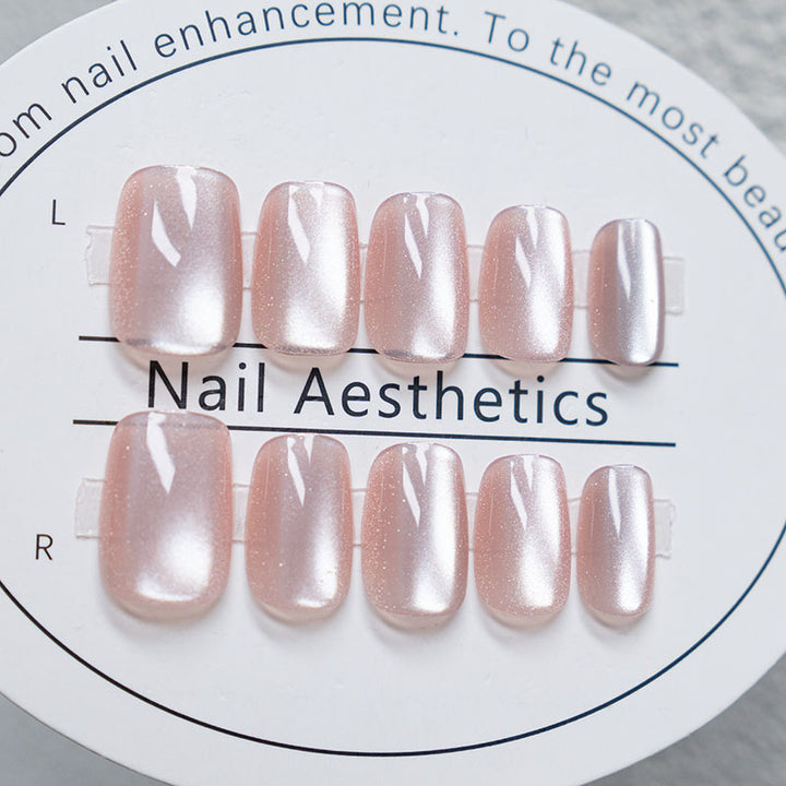 Elegant Glossy Press-On Nail Set