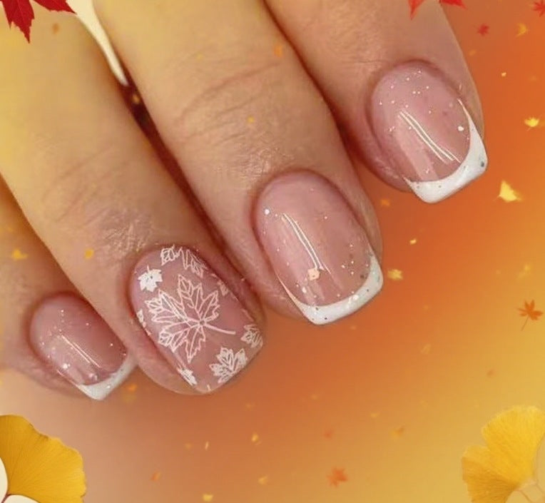 Autumn-Themed Nail Art Design Kalsten