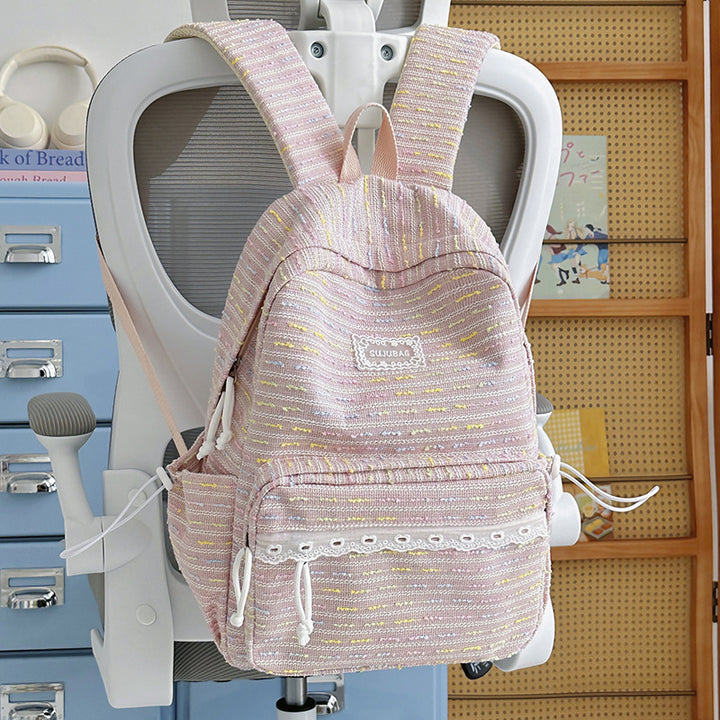 Textured Casual Backpack Kalsten