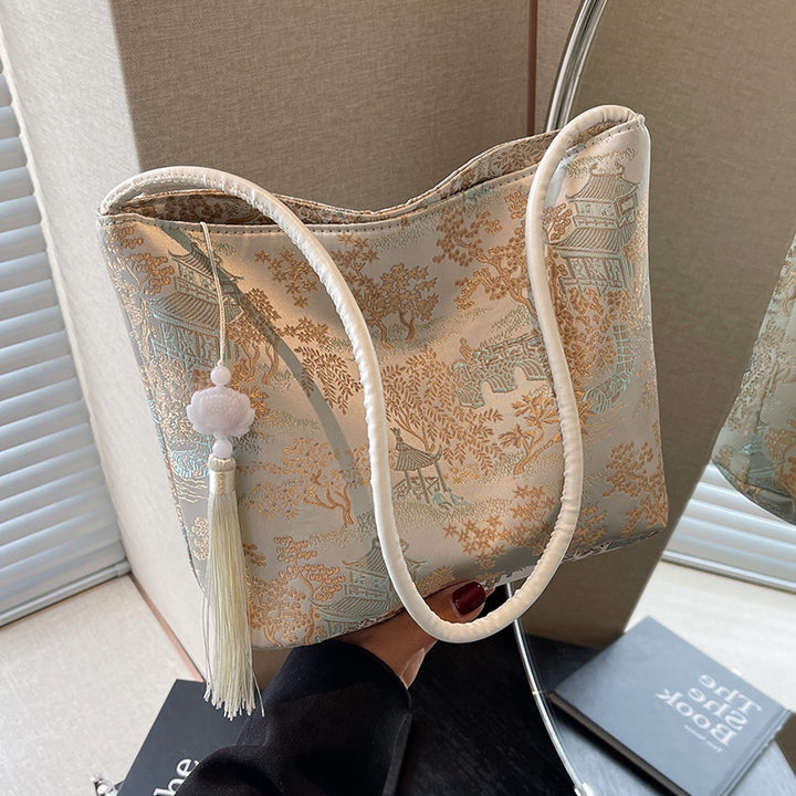 Elegant Satin Shoulder Bag