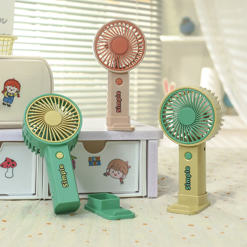 Ladies portable hand fan with variable speed control and ergonomic design Kalsten
