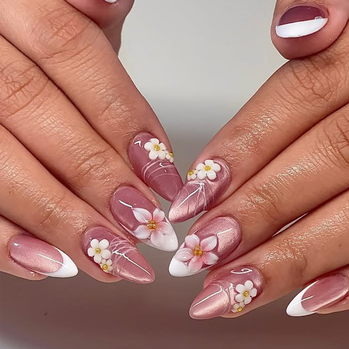 Floral 3D Manicure Art Kalsten