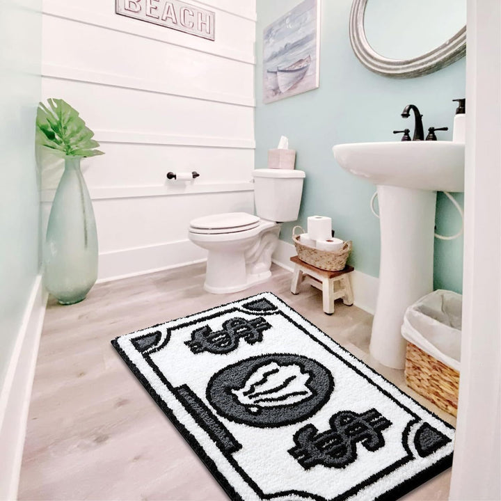 Plush Bathroom Floor Mat