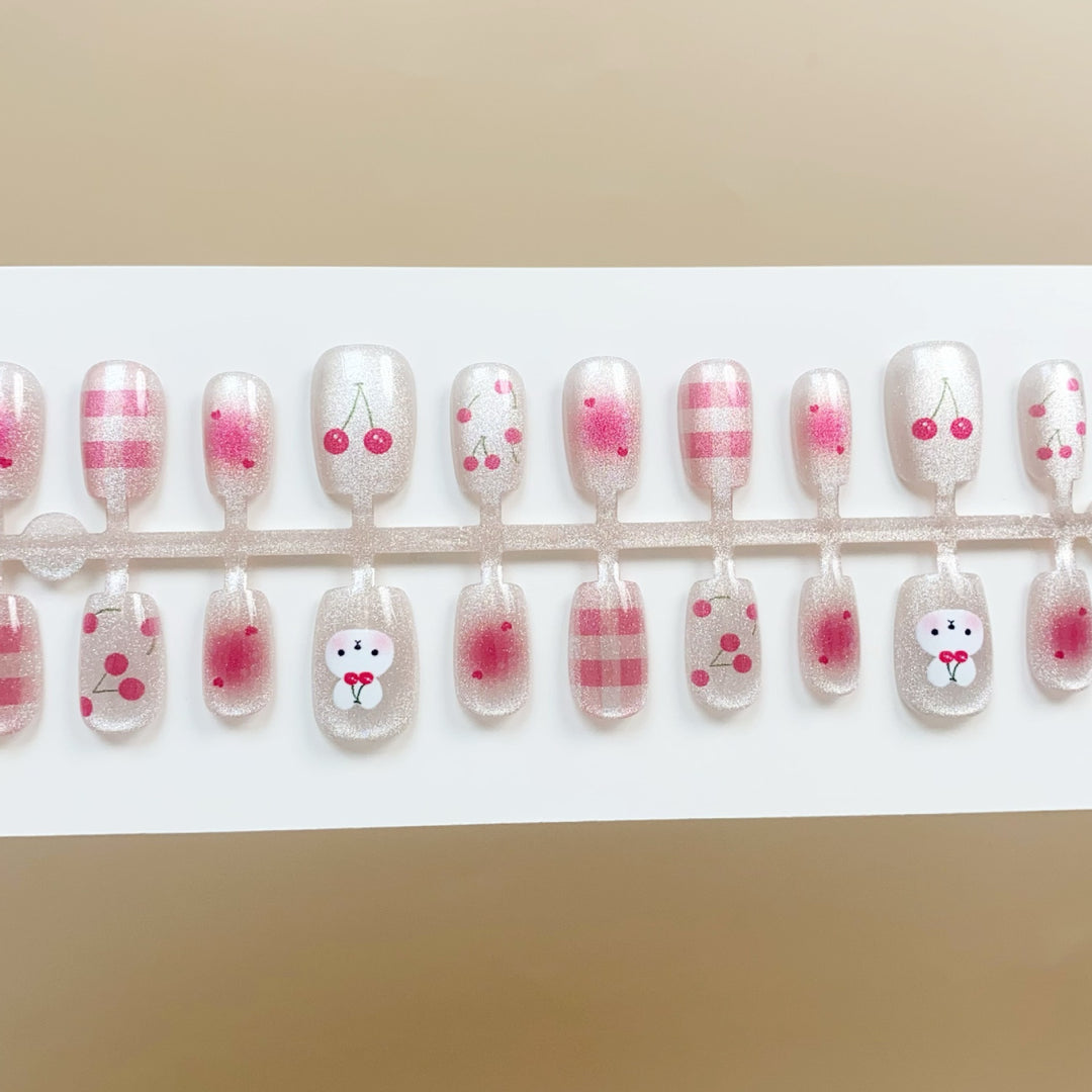 Artistic Playful Press-On Nail Set