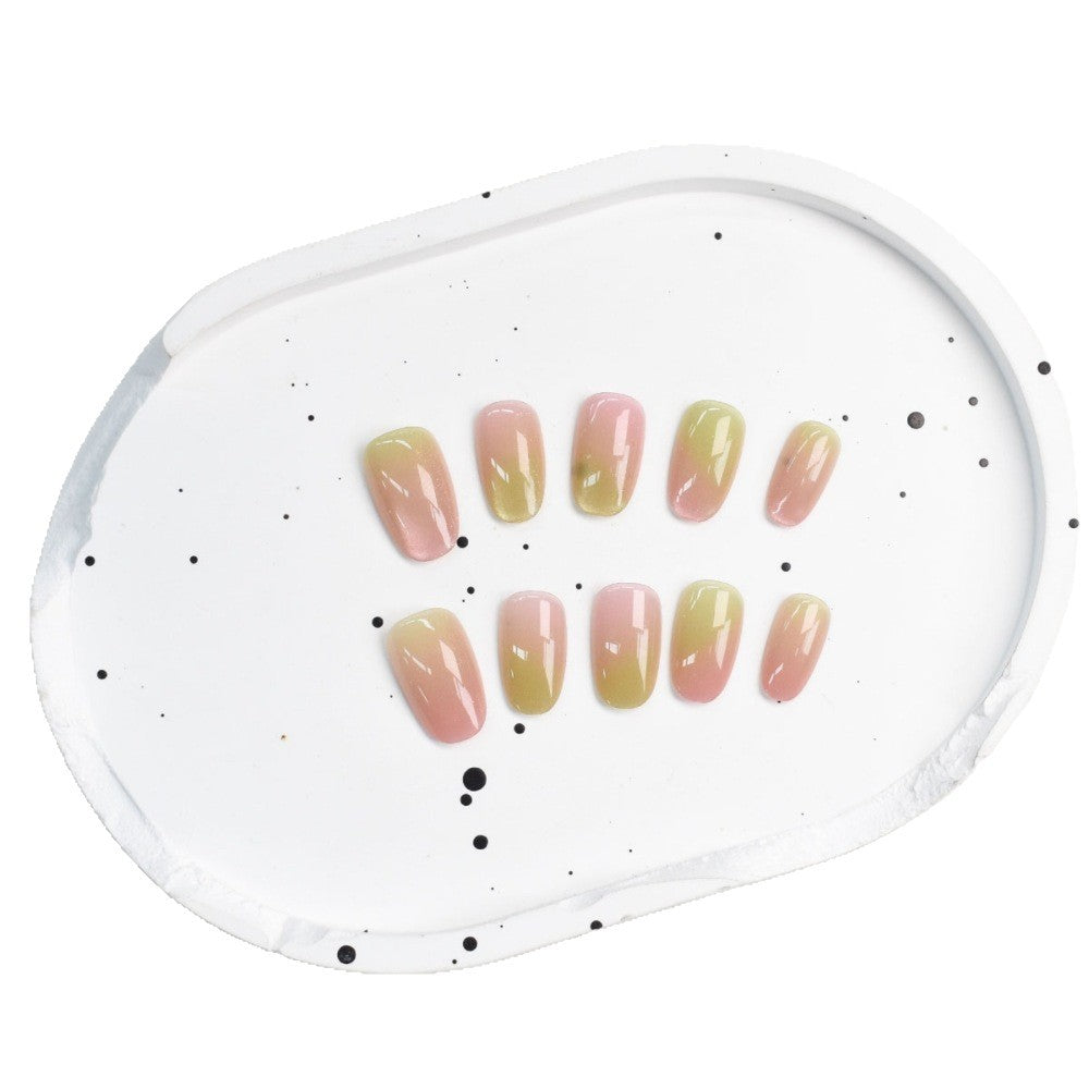 Ombré Glitter Press-On Nail Set Kalsten