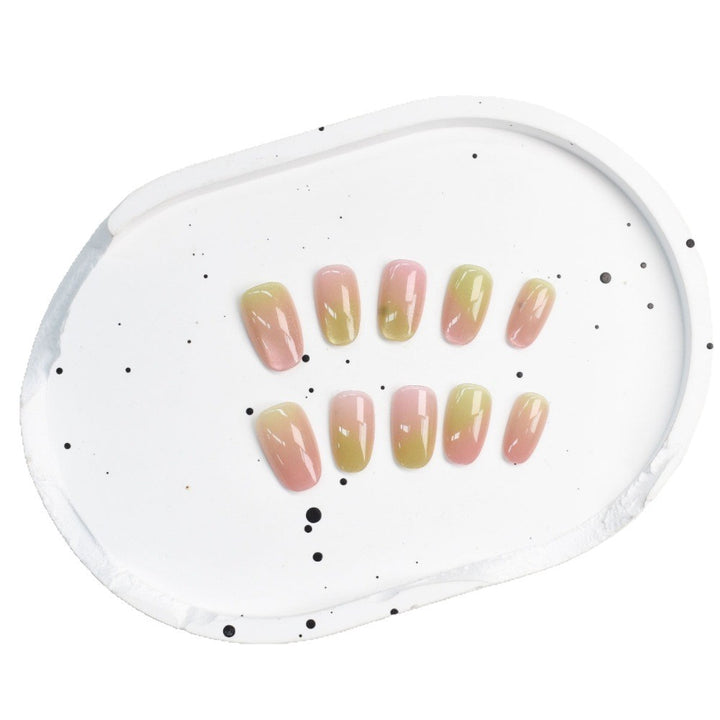Ombré Glitter Press-On Nail Set Kalsten