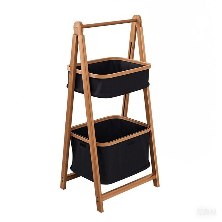 Elegant storage stand with two compartments Kalsten