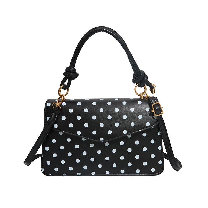 Stylish Polka Dot Handheld Tote