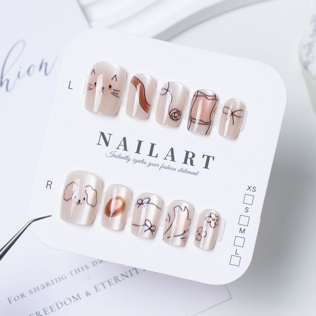 Stylish Ombre Press-On Nail Set Kalsten