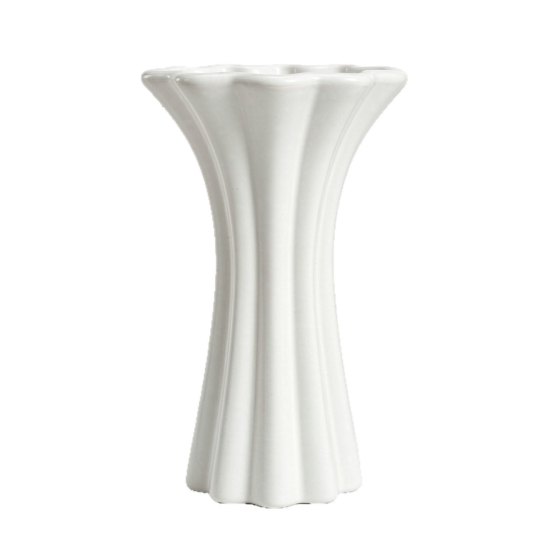 Modern Fluted Ceramic Vase Kalsten