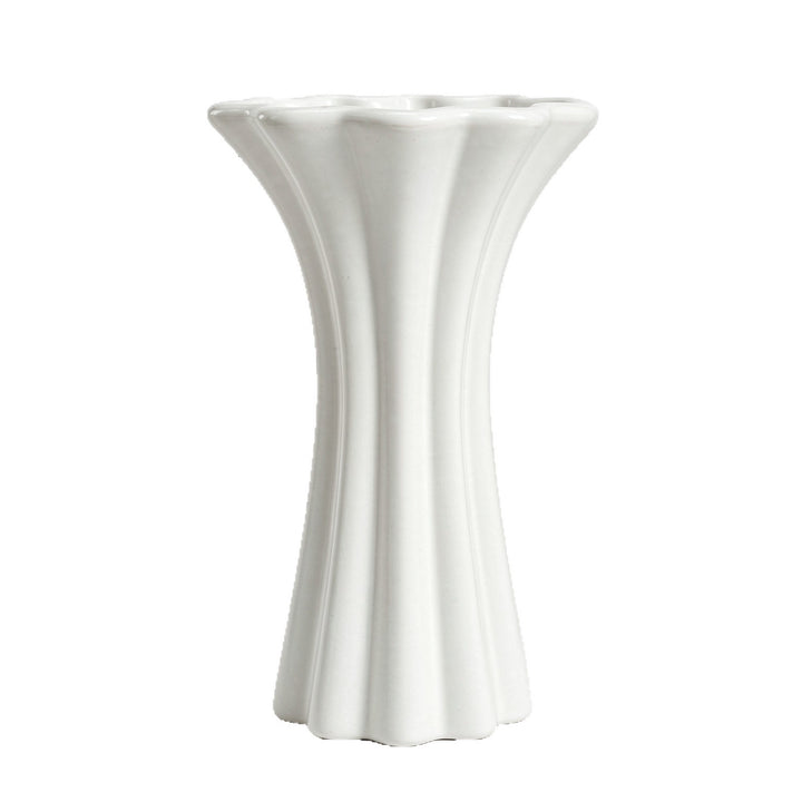 Modern Fluted Ceramic Vase Kalsten