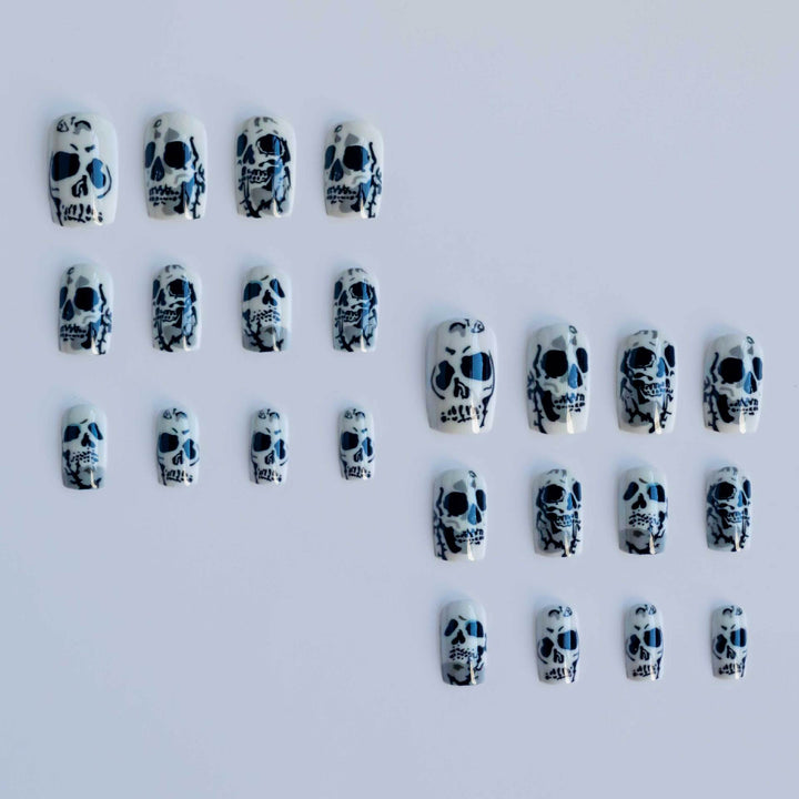 Gothic Skull Nail Art Set