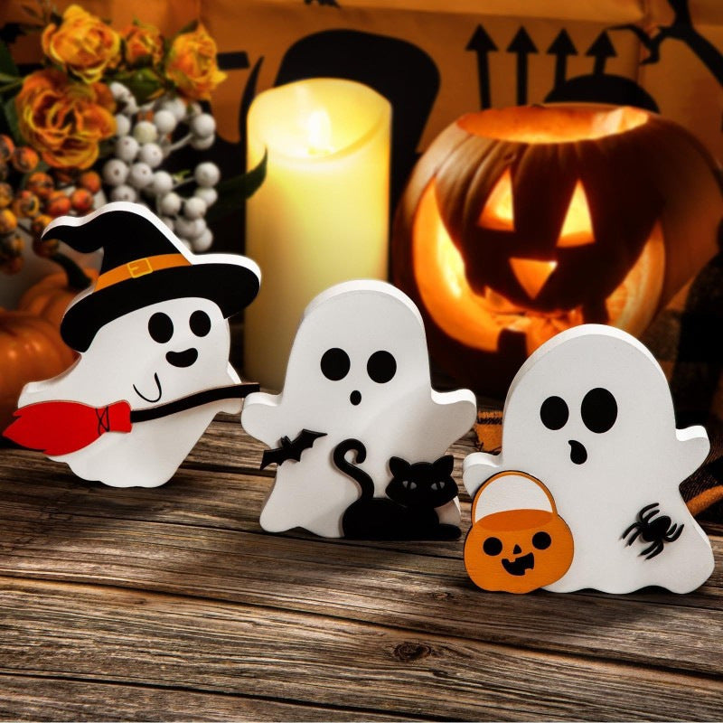 Whimsical Halloween Ghost Decor