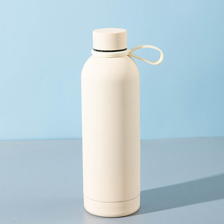 Ladies stylish stainless steel drinking bottle with innovative closure Kalsten