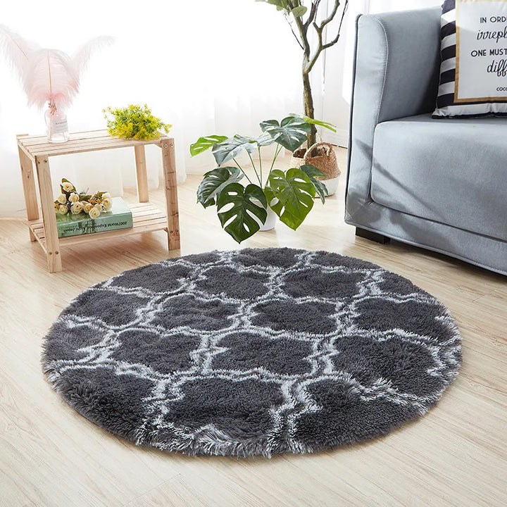 Round Decorative Area Rug Kalsten