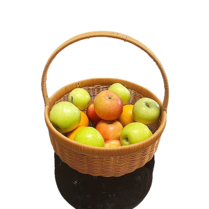 Handwoven Natural Decorative Basket Kalsten