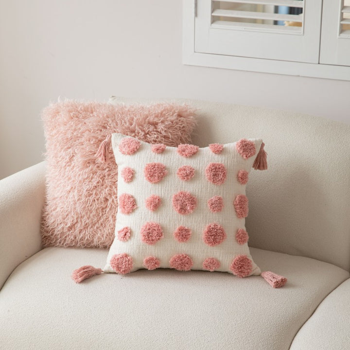 Plush Curly Mongolian Faux Sheepskin Decorative Throw Pillow