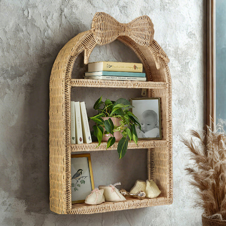 Playful wall shelf in butterfly design Kalsten