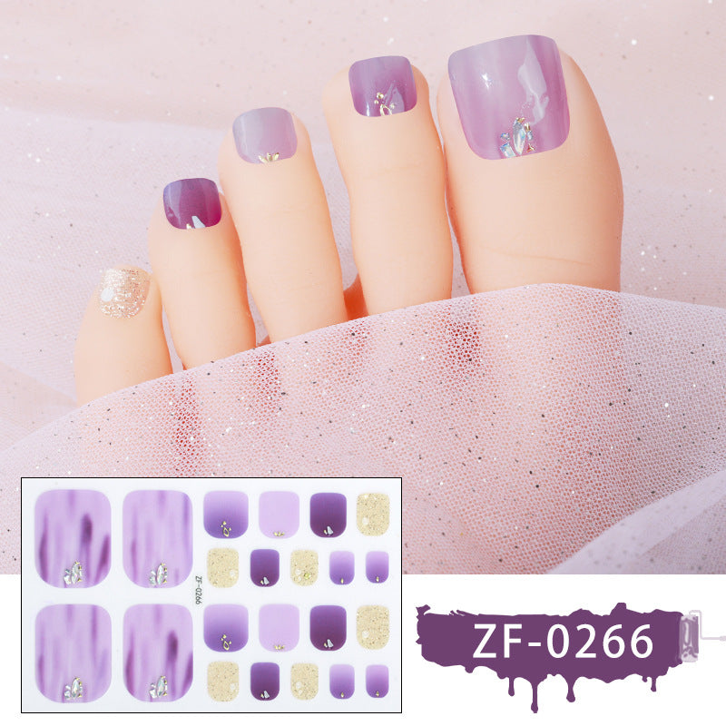 Artistic Toe Nail Wraps