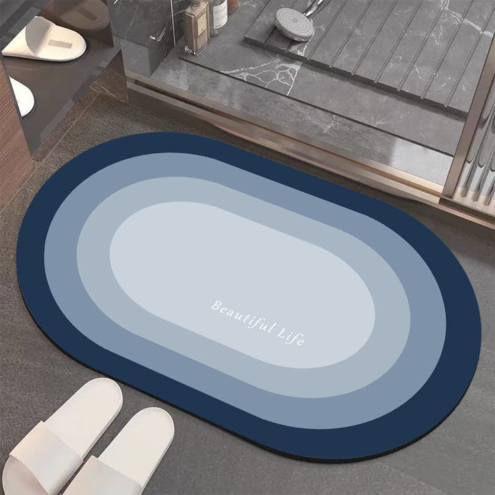 Modern Layered Bathroom Mat Kalsten