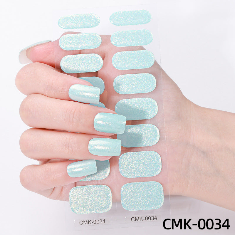 Glitter Finish Nail Wraps