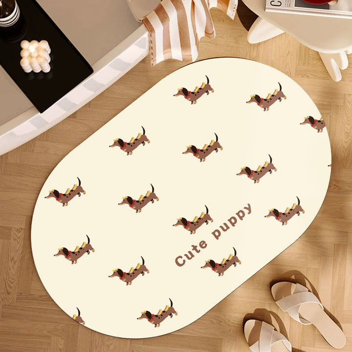 Fun Pet-Themed Area Mat