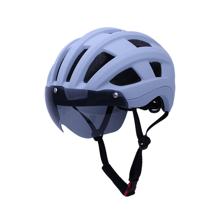 WoAerodynamic Bicycle Helmet with Integrated Visor Kalsten