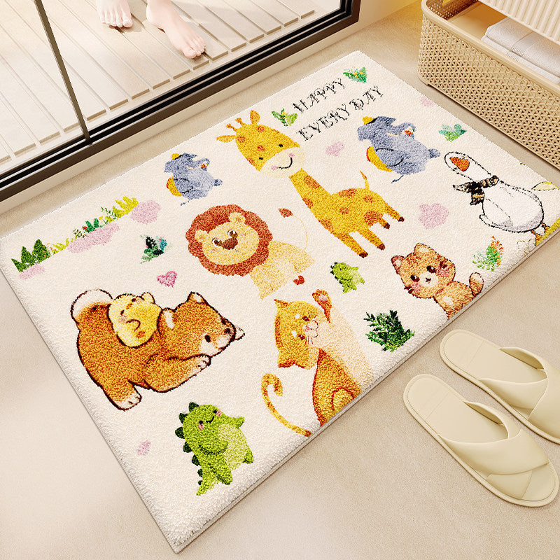 Fun Monster-Themed Bathroom Mat Kalsten