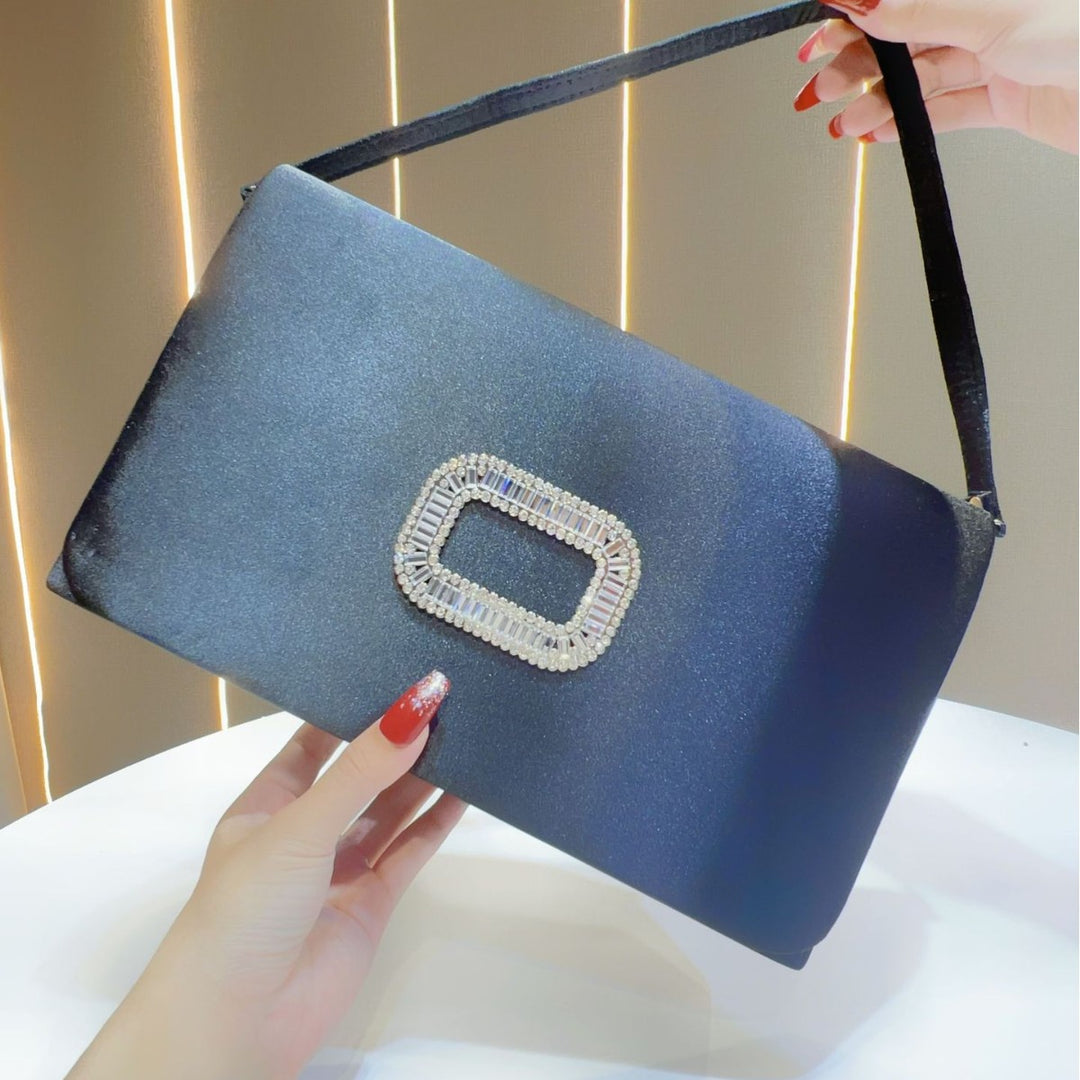 Elegant Satin Evening Purse
